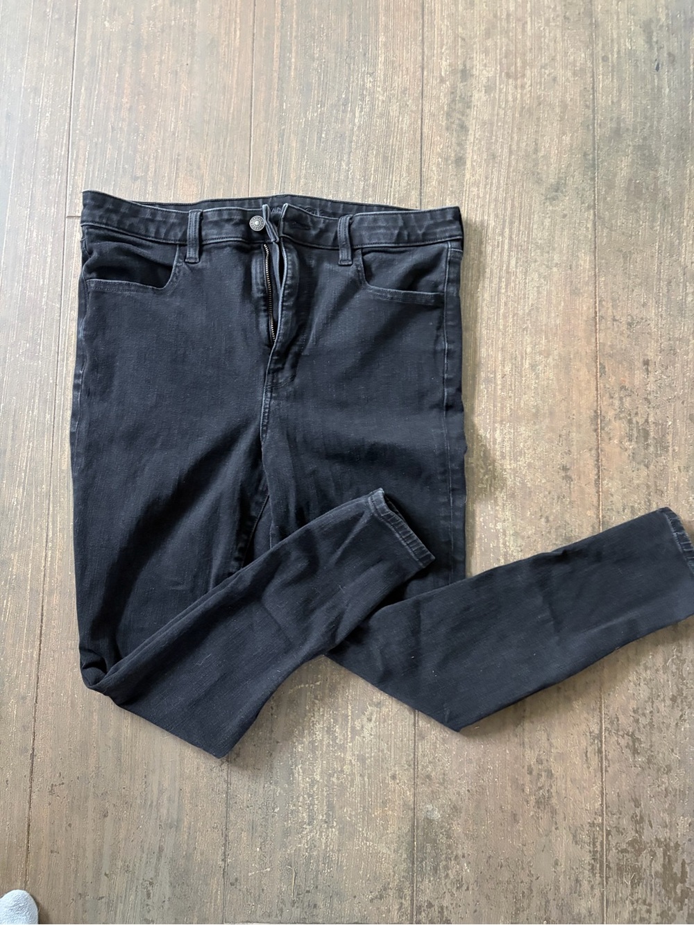 American Eagle The Dream Jean Black High-Rise Skinny